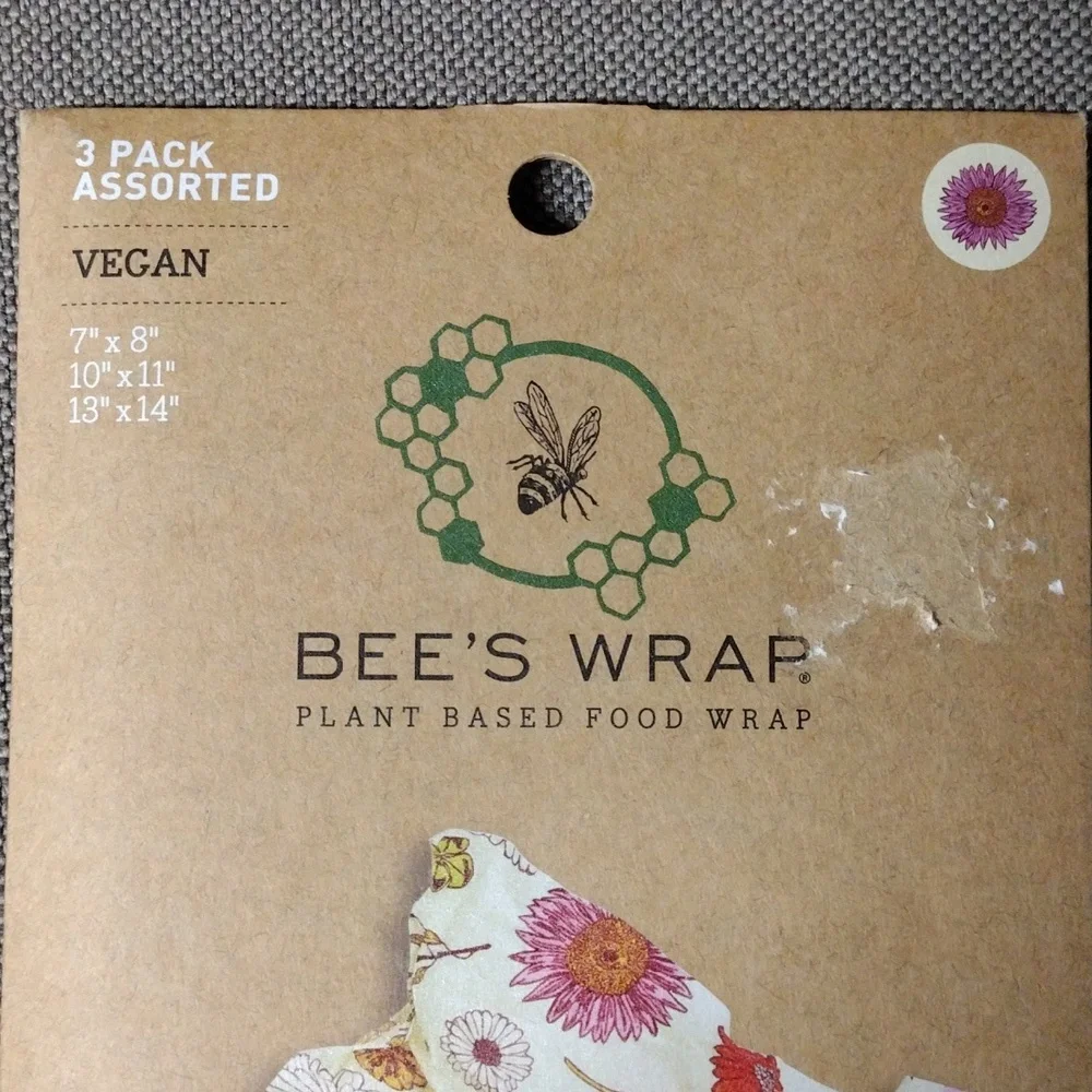 BEE'S WRAP Plant based food wrap 3 pk